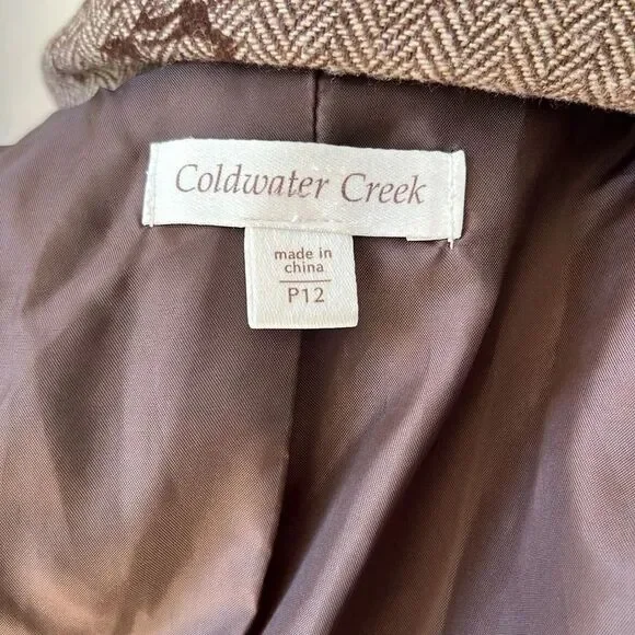 Coldwater Creek Flocked Tweed Blazer - Picture 5 of 8